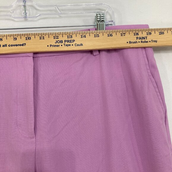 New Talbots size 16 Pink Purple Flare Kick Crop Pants Preppy Office Work - Picture 8 of 12